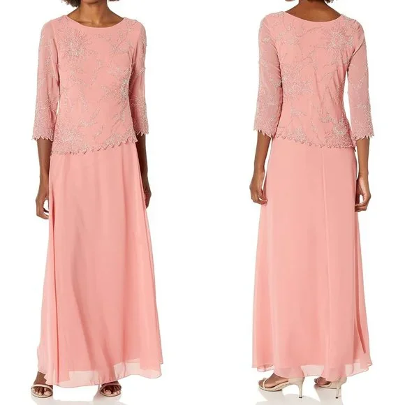 Petite Dresses J Kara Blush Dress Jkara Gowns J Kara Blush Dress Sale